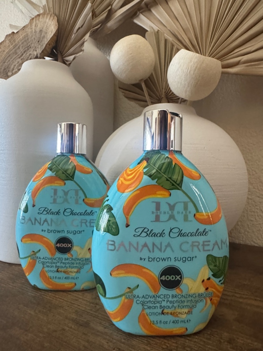 Black Chocolate Banana Cream full size tanning lotion